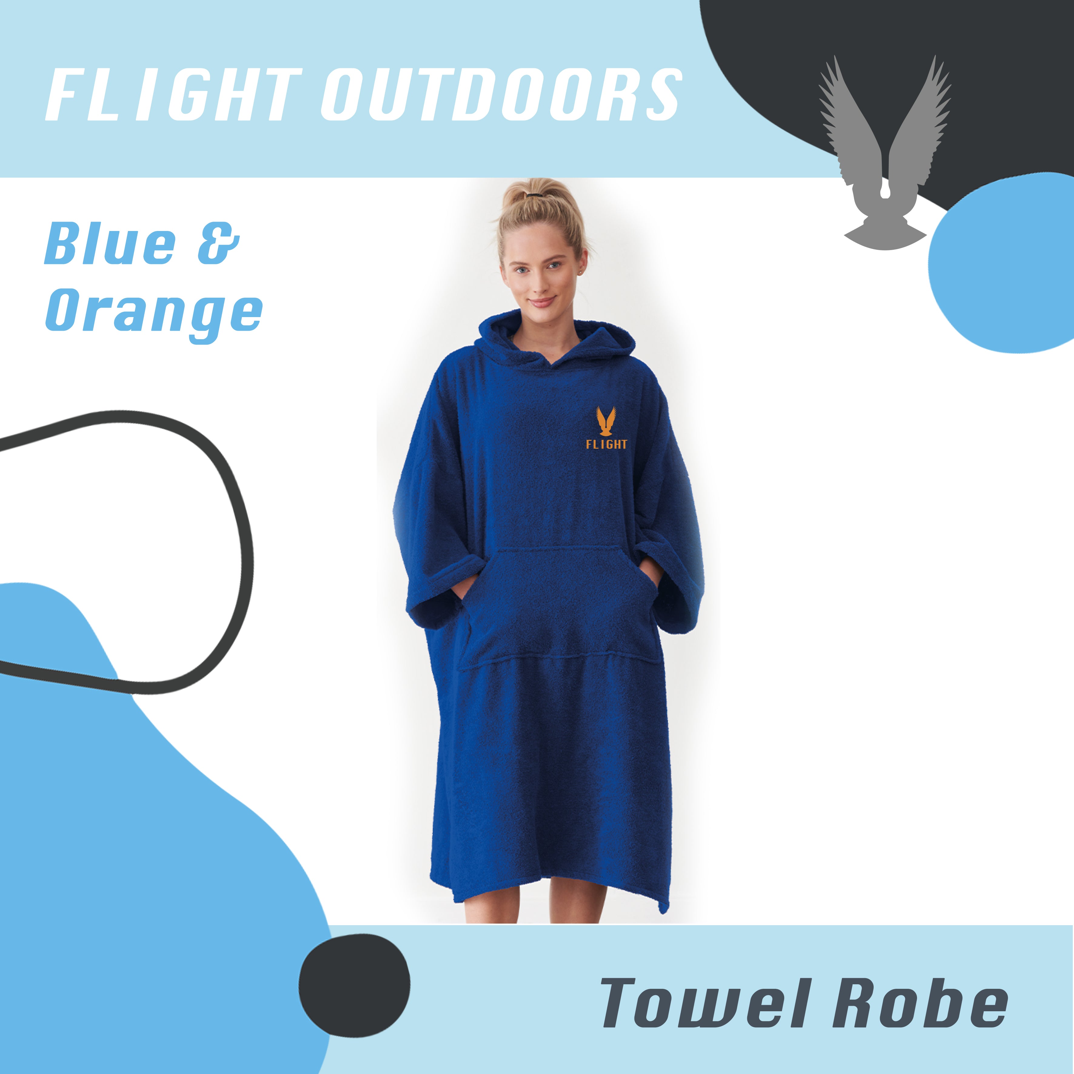 Flight Towelling Poncho