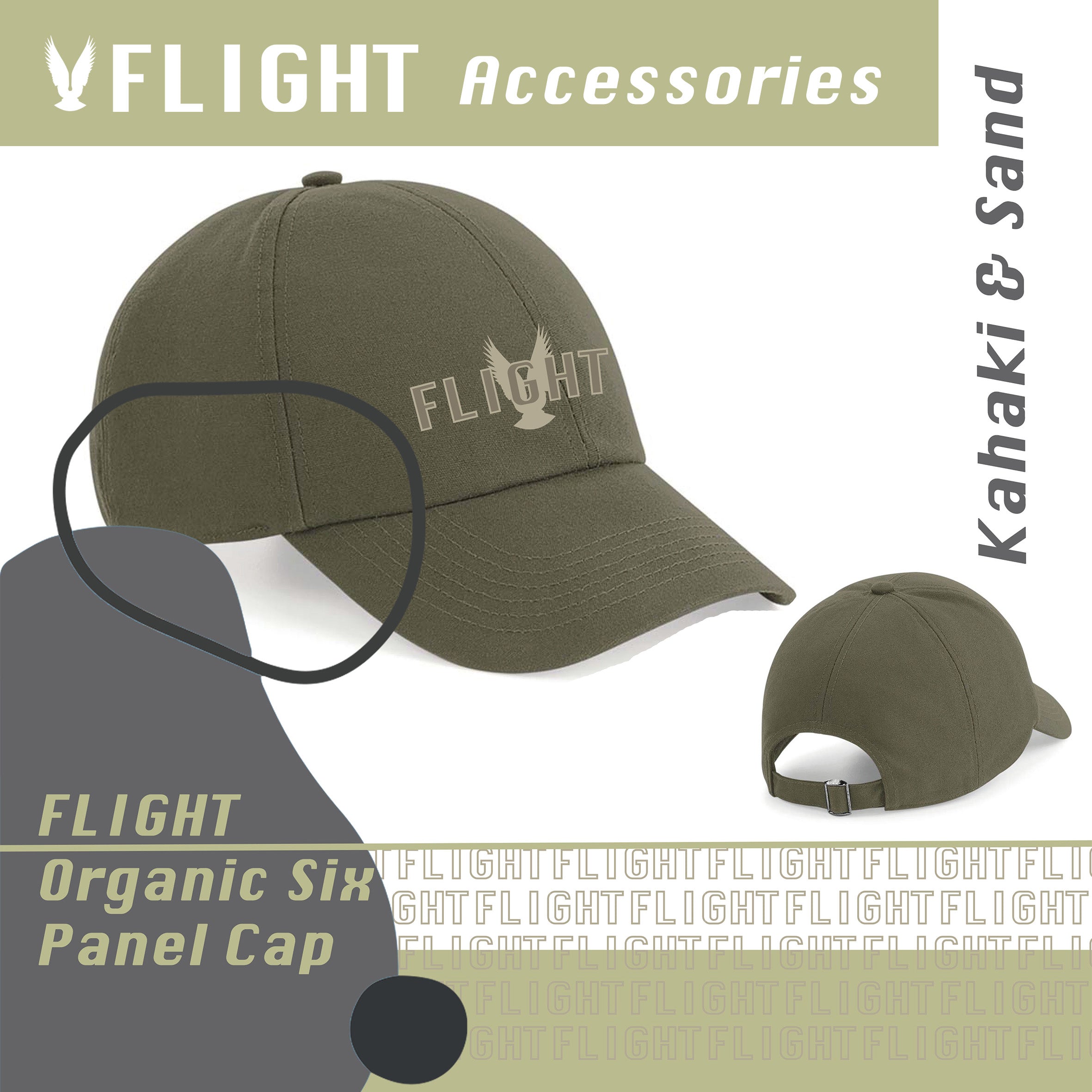 Flight Organic 6 Panel Cap