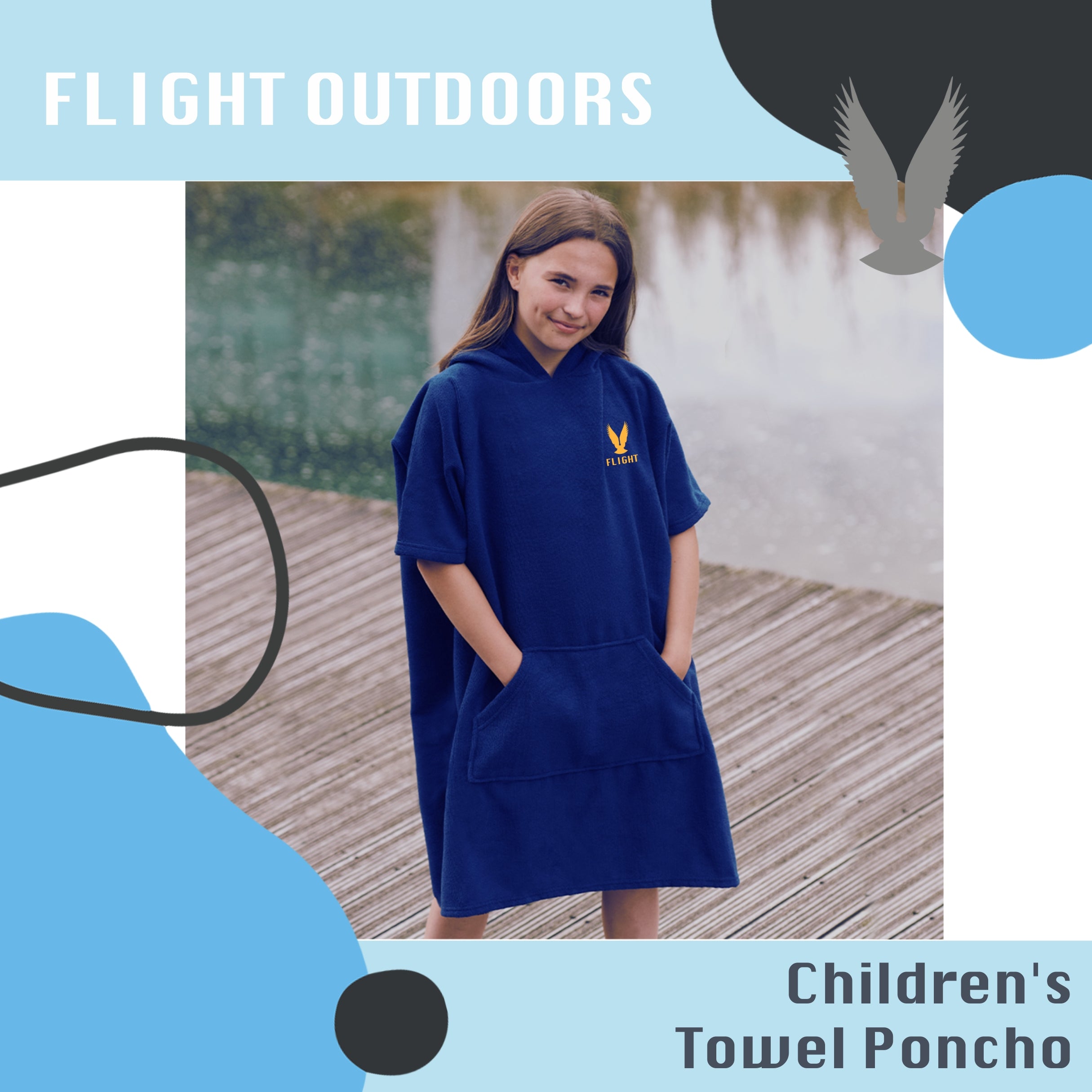 Flight Towelling Poncho