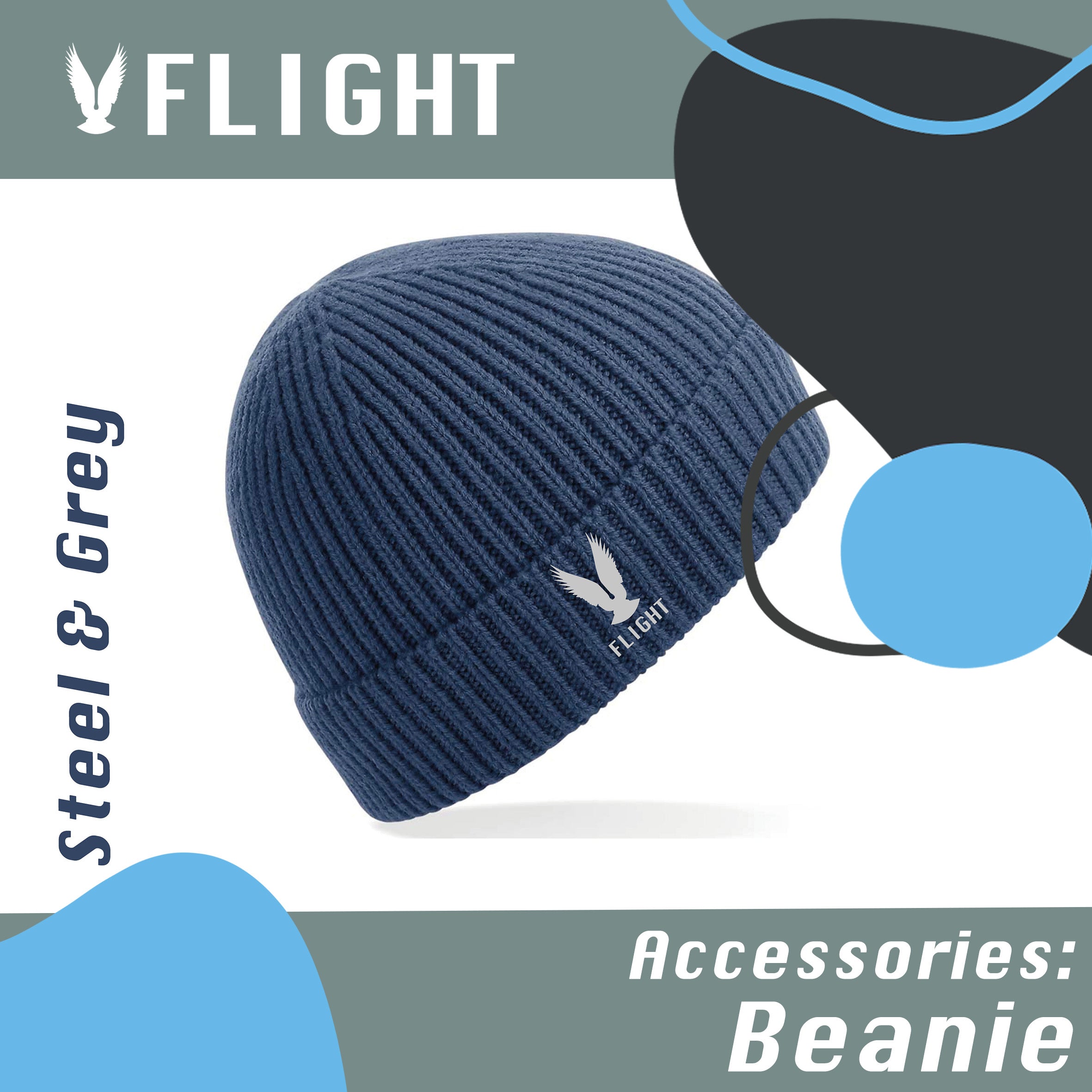 Flight Knit Ribbed Beanie