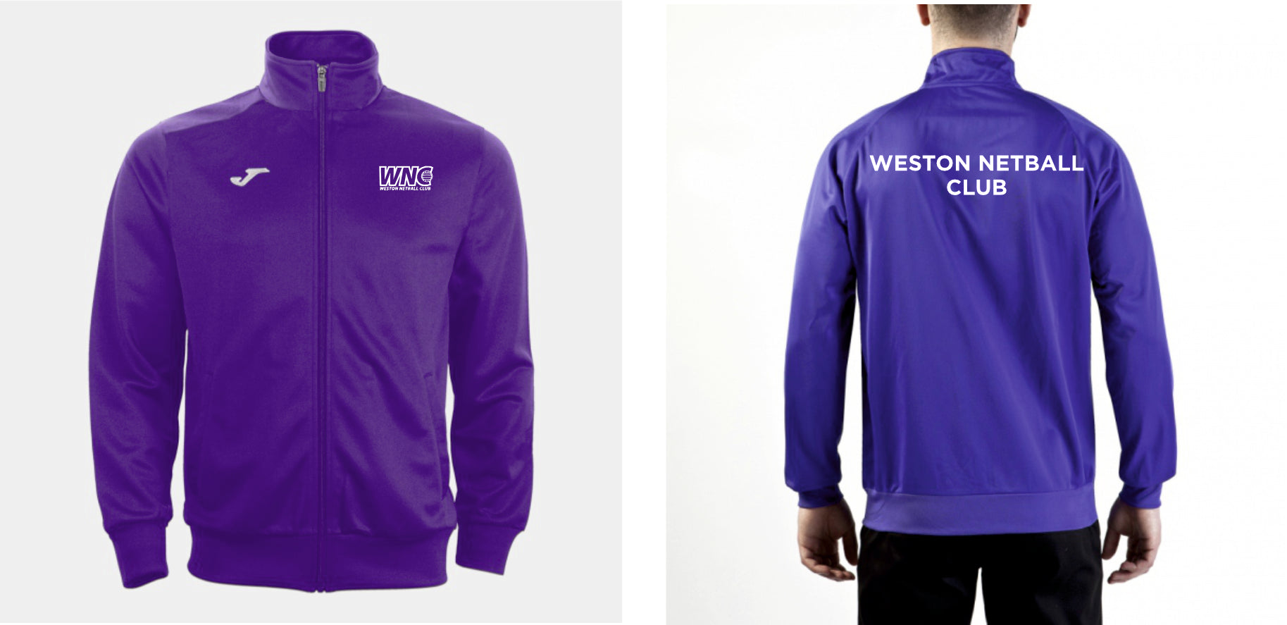 Weston Netball Club Tracksuit Top 6XS Purple - Main Image