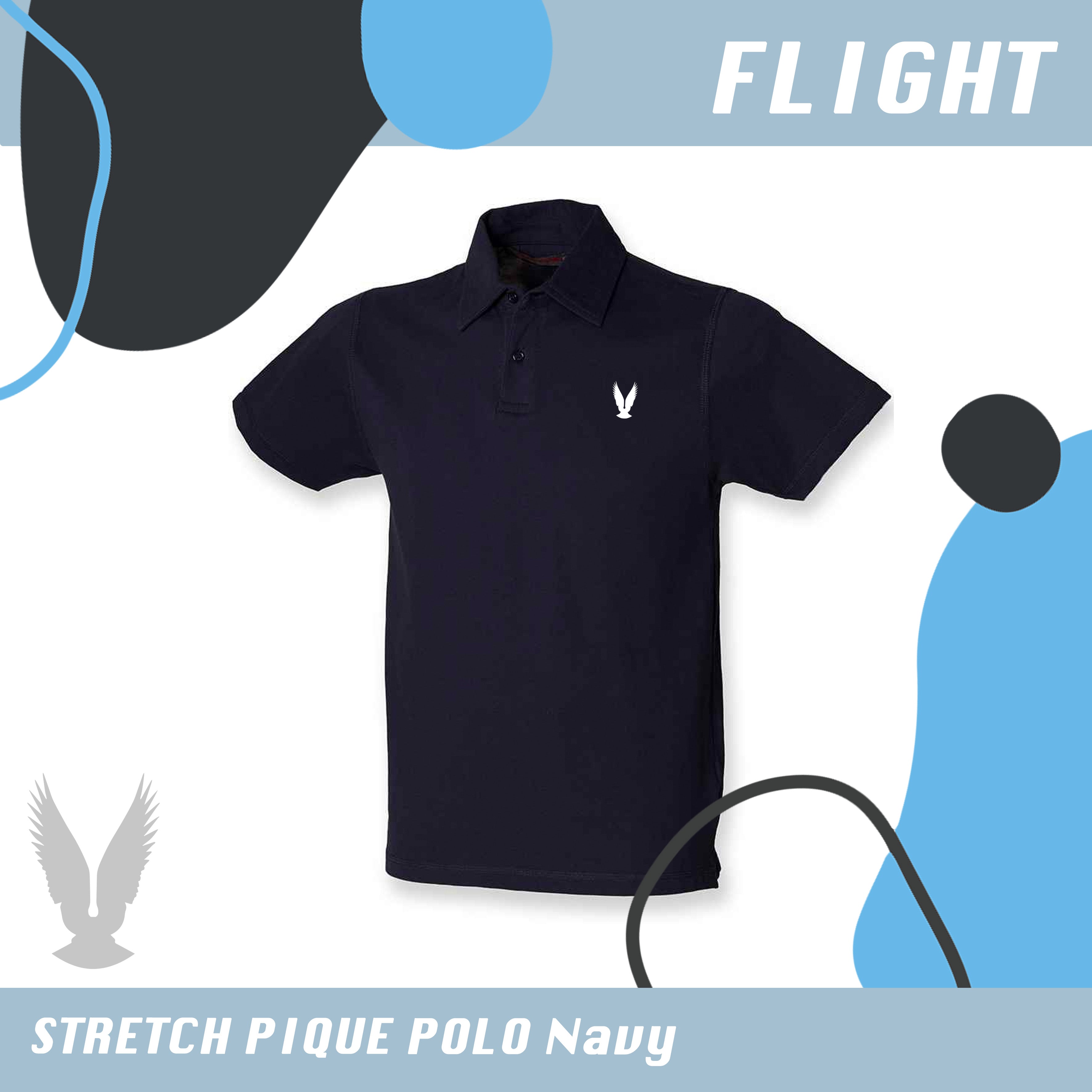 Flight Stretch Pique Polo