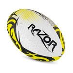 Optimum Razor Rugby Ball - Yellow/Black Size 4