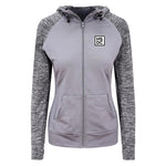 HSDC Staff Ladies Zip Contrast Midlayer with Hood