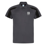 HSDC Staff Contrast Polo Shirt Charcoal/Black